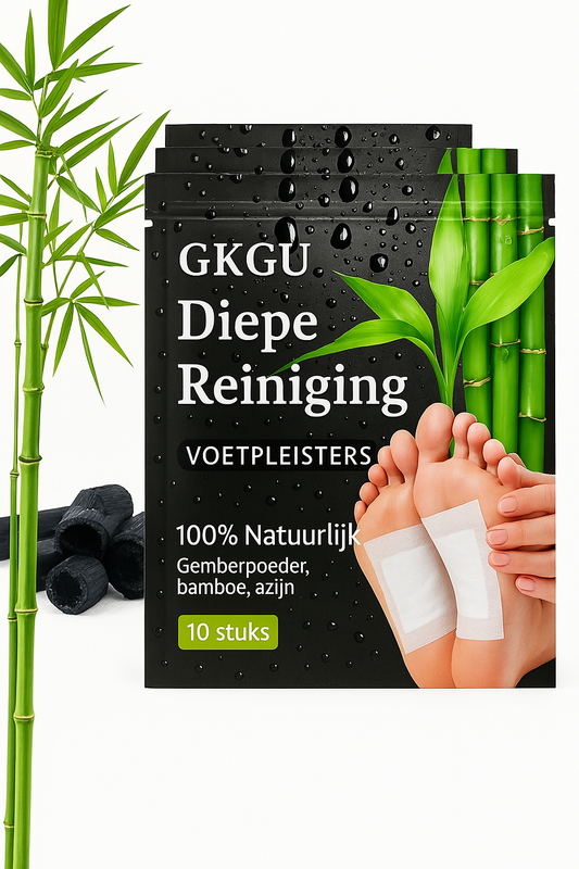 Diepe Reiniging Voetpleisters – 100% Natuurlijk Detox