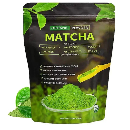 Wholesale 100% Natural Matcha Powder 100g/bag Milk Drink Green Tea