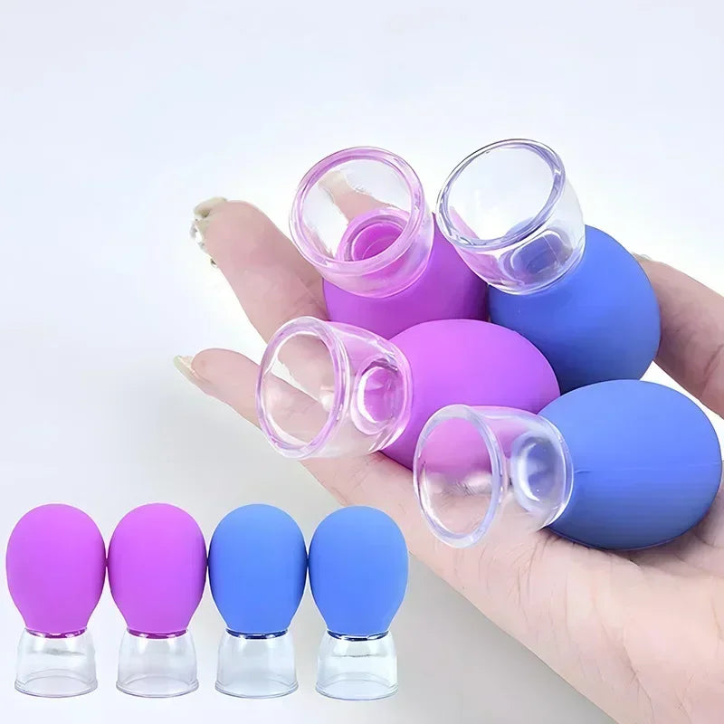 Siliconen Cupping Massage Cup voor lichaam Gezicht Hals Oog Massager