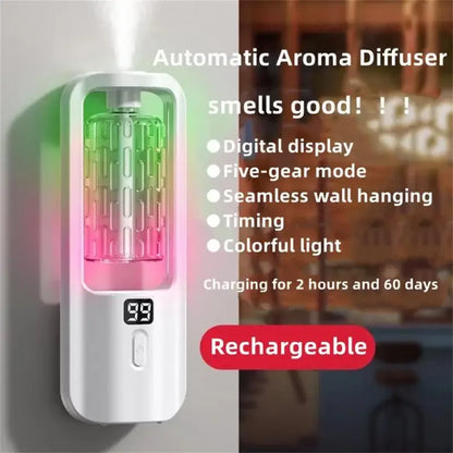 Aroma Diffuser Humidifier Fragrance Essential Oil Aromatherapy Machine Air Freshener Hotel Bedroom Toilet Bathroom Deodorization