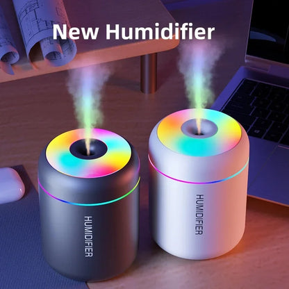 USB Electric Aroma Diffuser Essential Oil Purifier Aromatherapy Mist Maker Lights For Car Home Bedroom