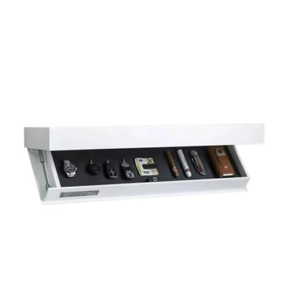 Wood Floating Wall Shelves Magic Flap Hidden Shelf With Secret Compartment Concealed Solid Wall-mounted Furniture Storage