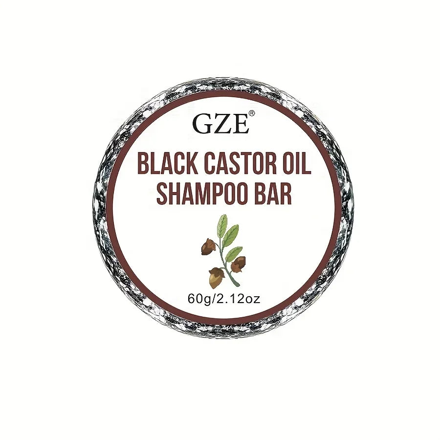 GZE Jamaica Black Castor Oil Shampoo Bar Soap for Hair Thickens & Strengthens  -  Helps Dry Curly & 4c Hair Moisturizing