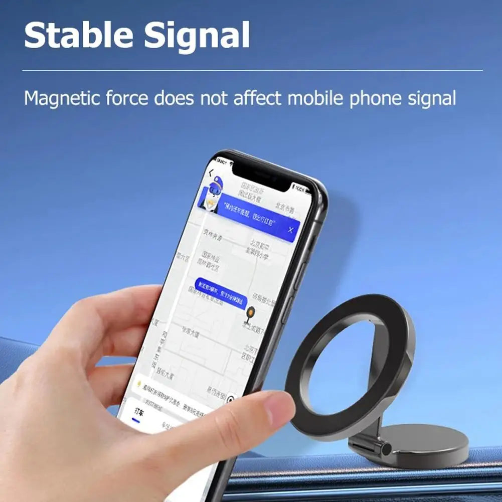 Car magnetic 360 rotation phone holder.