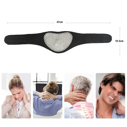 Self-Heating Neck Support Brace Magnetic Cervical Massage for Relaxation and Warmth No Need for Electricity Reusable