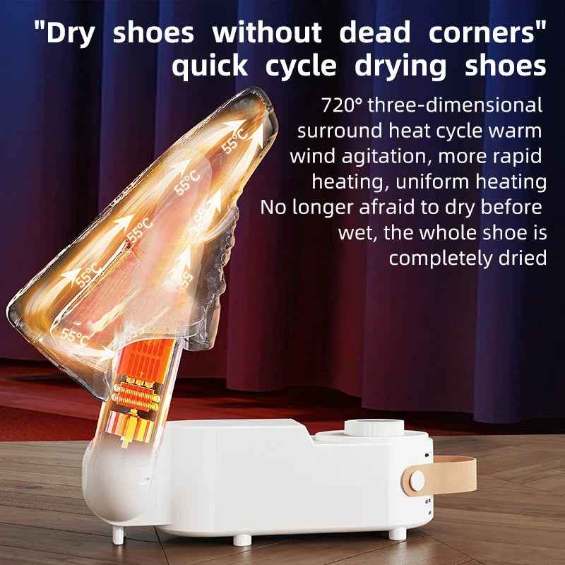 Hot Electric Shoe Dryer  Fast Drying Boot Deodorizer Multifunction Socks Dryer