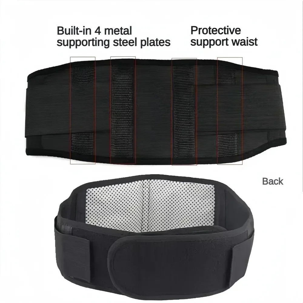 Adjustable Waist Tourmaline Self Heating Magnetic Therapy Back Waist Support Belt Lumbar Brace Massage Band Health Care medical