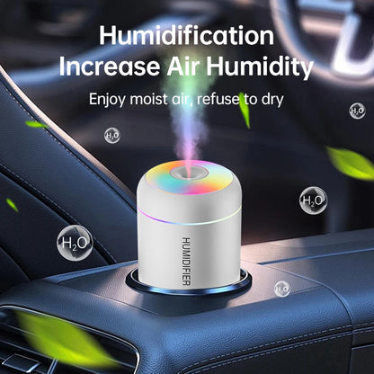 USB Electric Aroma Diffuser Essential Oil Purifier Aromatherapy Mist Maker Lights For Car Home Bedroom